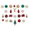 25ct. Holiday Deluxe Shatterproof Christmas Tree Ornament Box Set